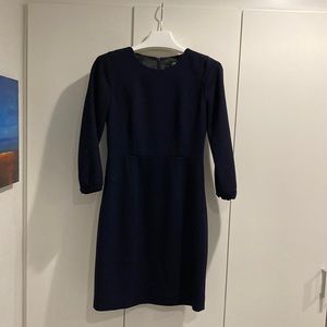 J. Crew Collection Navy Blue Dress